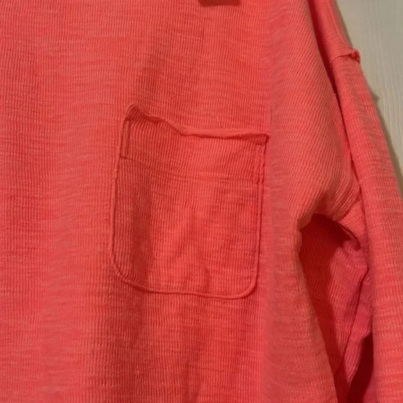 Aerie Endless Summer Oversized Pink Crew Sweatshirt NWT - Picture 7 of 9